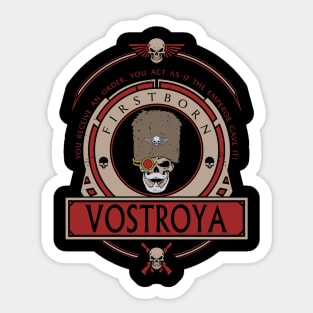 VOSTROYA - CREST EDITION Sticker